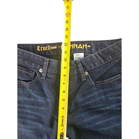 Cruel Jeans Size 9/30 Short Hannah Dark Wash Straight New - Picture 4 of 6